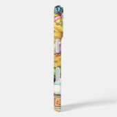 Kerstmis, kerstman in Chimney met speelgoed Case-Mate iPhone Case (Achterkant / Rechts)