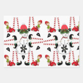 Kerstmis Kerstman Inpakpapier Vellen (Voorkant 2)