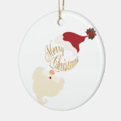 Kerstmis Kerstman Keramiek Ornament (Links)