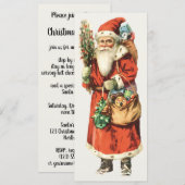 Kerstmis, kerstman, kerstman, Afbeelding knippen Kaart (Voorkant / Achterkant)