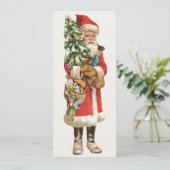 Kerstmis, kerstman, kerstman, Afbeelding knippen Kaart (Staand voorkant)