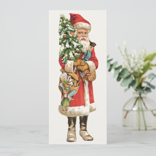 Kerstmis, kerstman, kerstman, Afbeelding knippen Kaart (Staand voorkant)