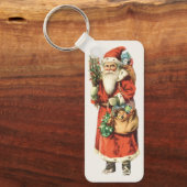 Kerstmis, kerstman, kerstman, Afbeelding knippen Sleutelhanger (Voorkant)
