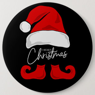 Kerstmis Kerstman Kostuum Ronde Button 6,0 Cm