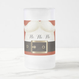 Kerstmis, kerstman matglas bierpul
