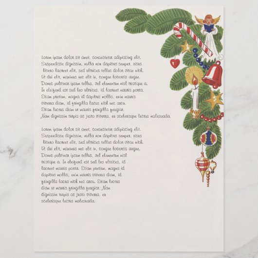 Kerstmis, kerstman met speelgoed en poppen (Achterkant)