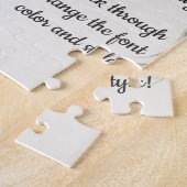 Kerstmis, kerstman met speelgoed en poppen legpuzzel (Zijkant)