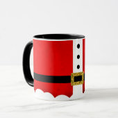 Kerstmis Kerstman Mok (Voorkant links)