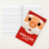 Kerstmis Kerstman Notitieboek (Binnen)