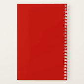 Kerstmis Kerstman Notitieboek (Achterkant)