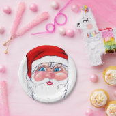 KERSTMIS KERSTMAN PAPIEREN BORDJE (Feest)