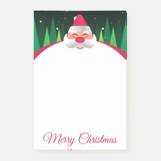 Kerstmis Kerstman Post-It Notities Post-it® Notes (Voorkant)