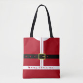 Kerstmis Kerstman Schoudertas Tote Bag (Voorkant)