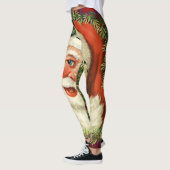 Kerstmis Kerstman Tartan Leggings (Links)