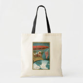 Kerstmis, kerstman tote bag (Voorkant)