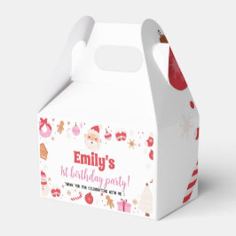 Kerstmis Kerstman Verjaardagsfeestje Favor Box Bedankdoosjes