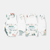 Kerstmis Kerstman Verjaardagsfeestje Favor Box Bedankdoosjes (Uitgevouwen)