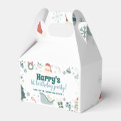 Kerstmis Kerstman Verjaardagsfeestje Favor Box Bedankdoosjes (Voorkant Zijde)