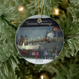 Kerstmis Kerstman Winkelraam Ornament