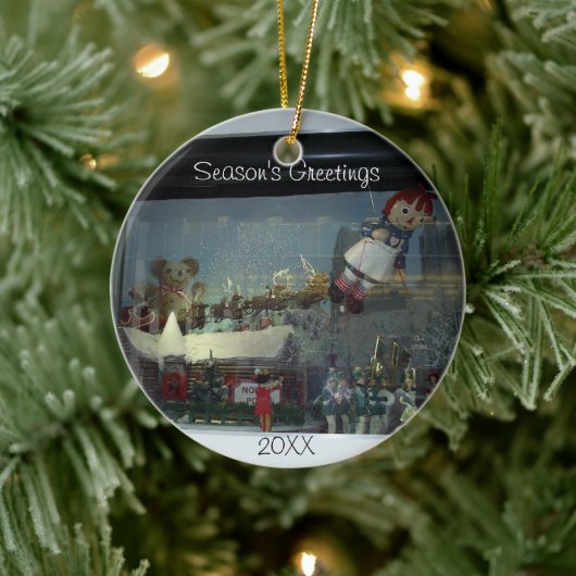 Kerstmis Kerstman Winkelraam Ornament (Boom)