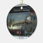 Kerstmis Kerstman Winkelraam Ornament (Links)
