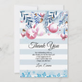 Kerstmis, Kerstmis, bedankt! Bedankkaart (Voorkant)