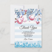 Kerstmis, Kerstmis, bedankt! Kaart (Voorkant)