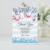 Kerstmis, Kerstmis, bedankt! Kaart (Staand voorkant)