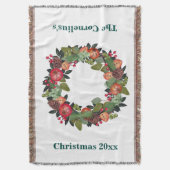 Kerstmis, kerstmis deken (Voorkant Verticaal)