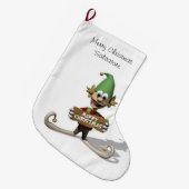 Kerstmis, kerstmis, Elf Grote Kerstsok (Voorkant (Hangend))