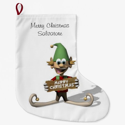 Kerstmis, kerstmis, Elf Grote Kerstsok (Voorkant)