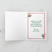 Kerstmis: Kerstmis Feestdagen Kaart (Binnen)