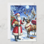 Kerstmis: Kerstmis Feestdagenkaart (Voorkant)