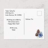 Kerstmis: Kerstmis Feestdagenkaart (Achterkant)