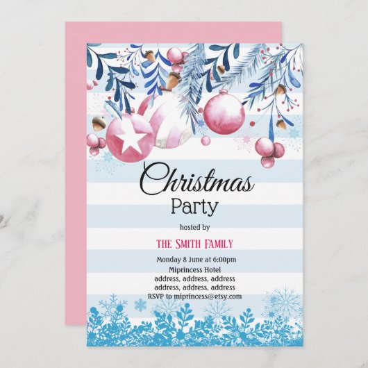 Kerstmis, Kerstmis, feestelijke feestdag Kaart (Voorkant / Achterkant)