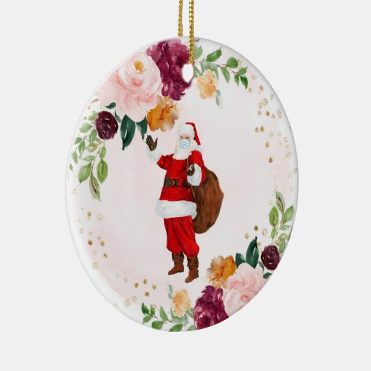 Kerstmis, Kerstmis, kerstman, 2020 Keramisch Ornament (Rechts)