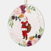 Kerstmis, Kerstmis, kerstman, 2020 Keramisch Ornament (Links)