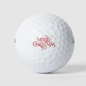 Kerstmis Kerstmis Kerstmis 2021 Golfballen (Voorkant)