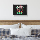 Kerstmis Kerstmis Kerstmis Kerstmis Kerstmis Canvas Afdruk (Insitu (Slaapkamer))