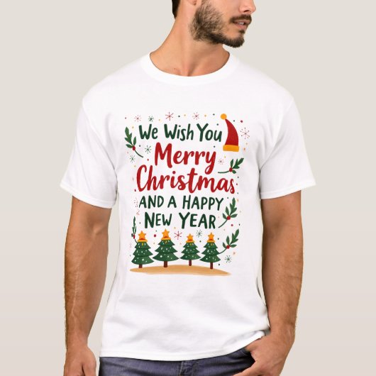 Kerstmis Kerstmis Kerstmis Kerstmis Kerstmis T-shirt (Voorkant)