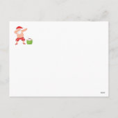 Kerstmis kerstmis kerstmis met kerstmis met kerstm feestdagenkaart (Achterkant)