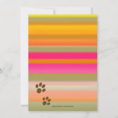 Kerstmis kerstmis kinderen uitnodiging op zaterdag (Achterkant)