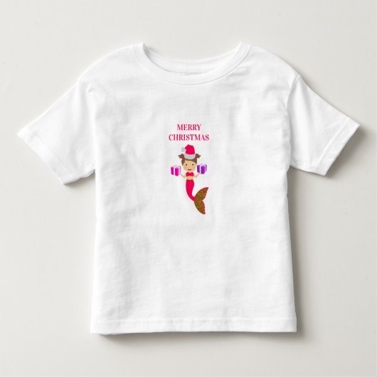 Kerstmis: kerstmis, meisje met kerstmis kinder shirts (Voorkant)