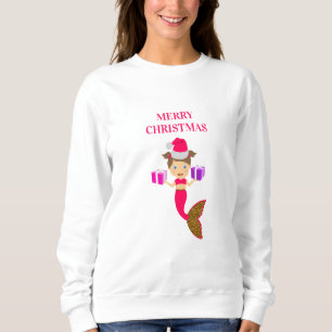 Kerstmis: kerstmis, meisje met kerstmis trui