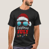 Kerstmis kerstmis met kerstmis met kerstmis in jul t-shirt (Voorkant)