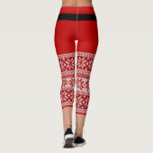 Kerstmis kerstmis met kersttijd leggings (Achterkant)