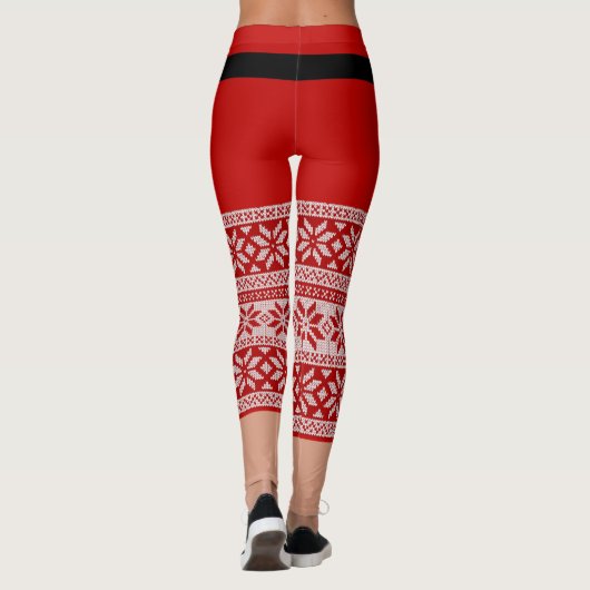 Kerstmis kerstmis met kersttijd leggings (Achterkant)
