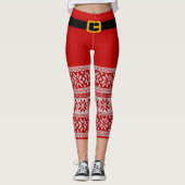 Kerstmis kerstmis met kersttijd leggings (Voorkant)