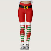 Kerstmis kerstmis met kersttijd leggings (Voorkant)