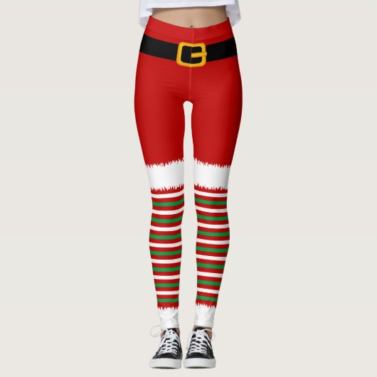 Kerstmis kerstmis met kersttijd leggings (Voorkant)